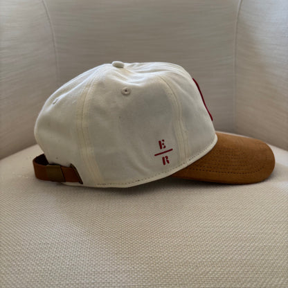 Cleveland "C" Hat with Suede Bill