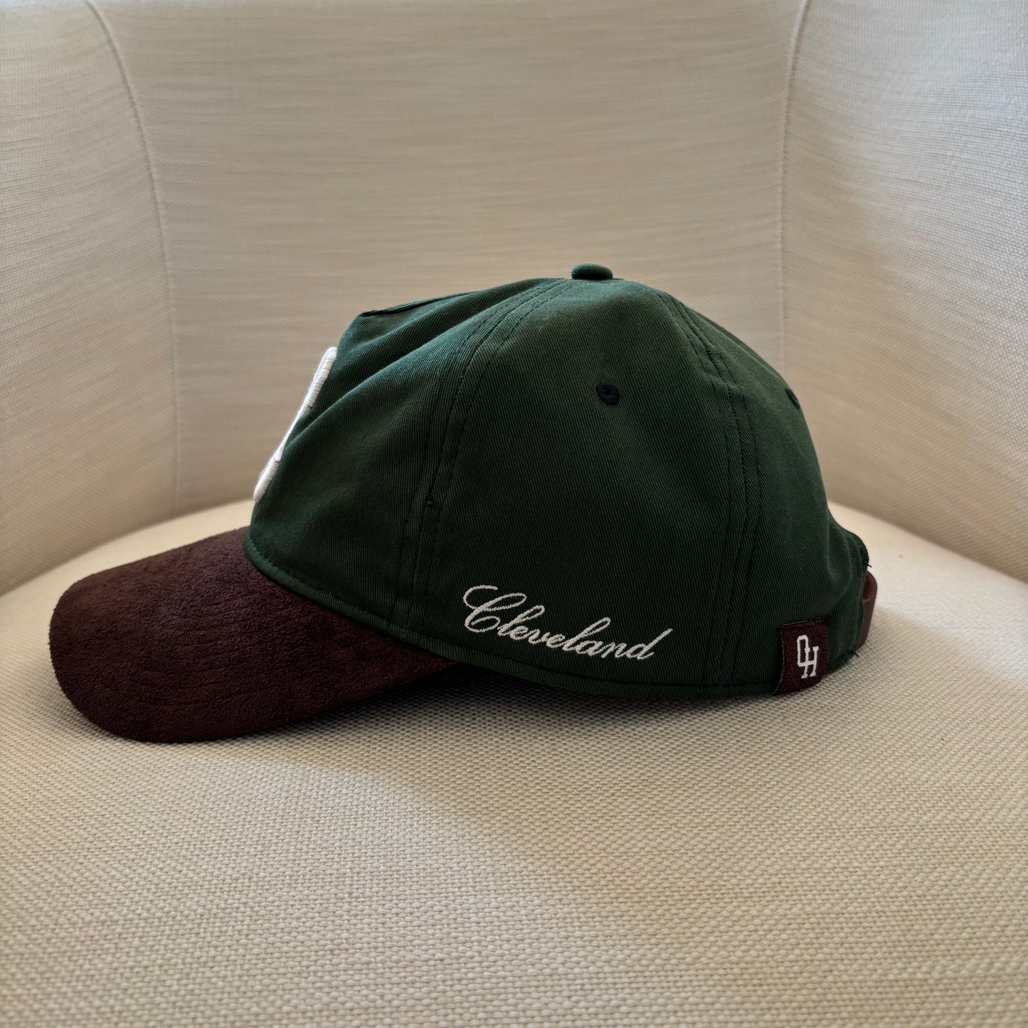Cleveland "C" Hat with Suede Bill