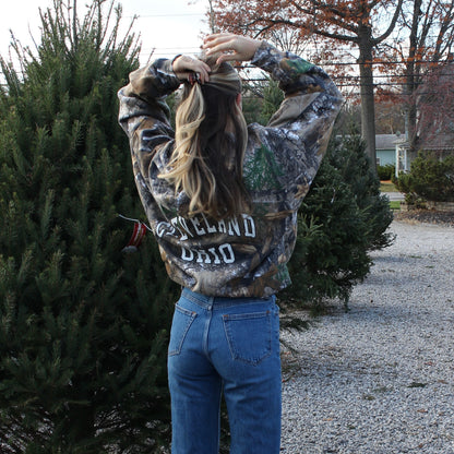 Cleveland Ohio Oversized Camo Hoodie