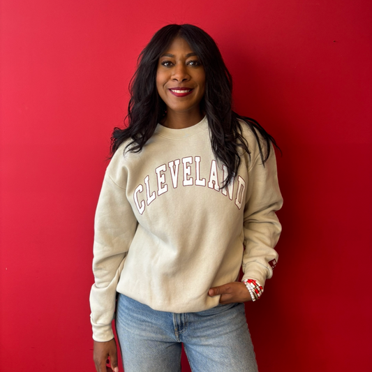 Cleveland The Heart Of It All Crewneck (Benefiting The American Heart Association)