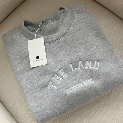 Essential The Land Crewneck - Heather Gray