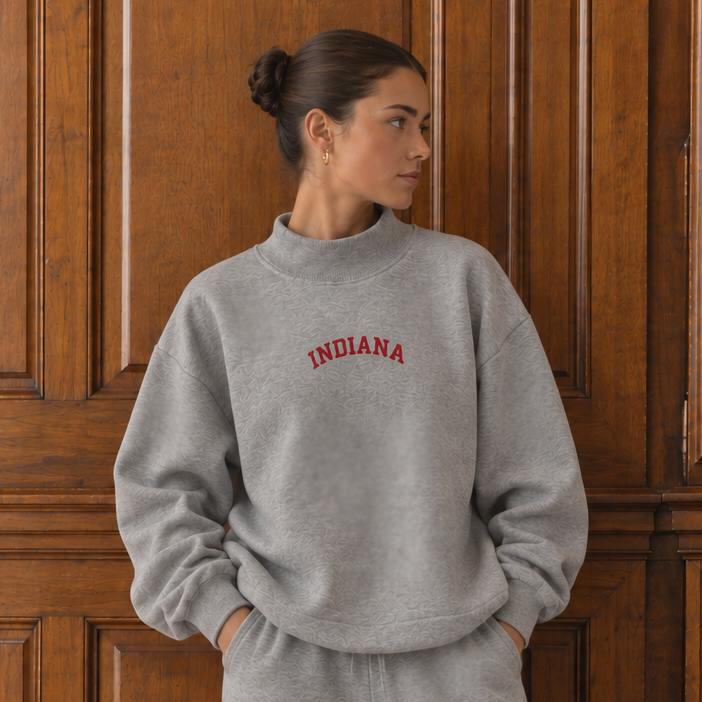Indiana Campus Mockneck Sweatshirt