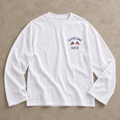 Cleveland Ohio Regatta Oversized Long Sleeve Tee
