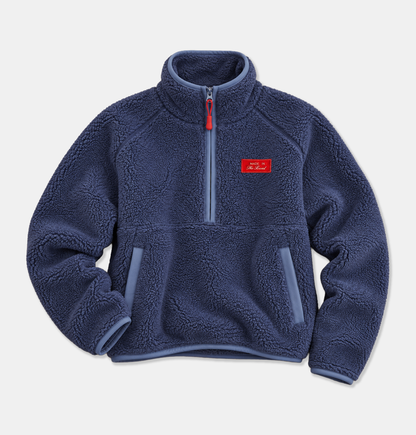 Made In The Land Half Zip Pullover - Ballpark Blue