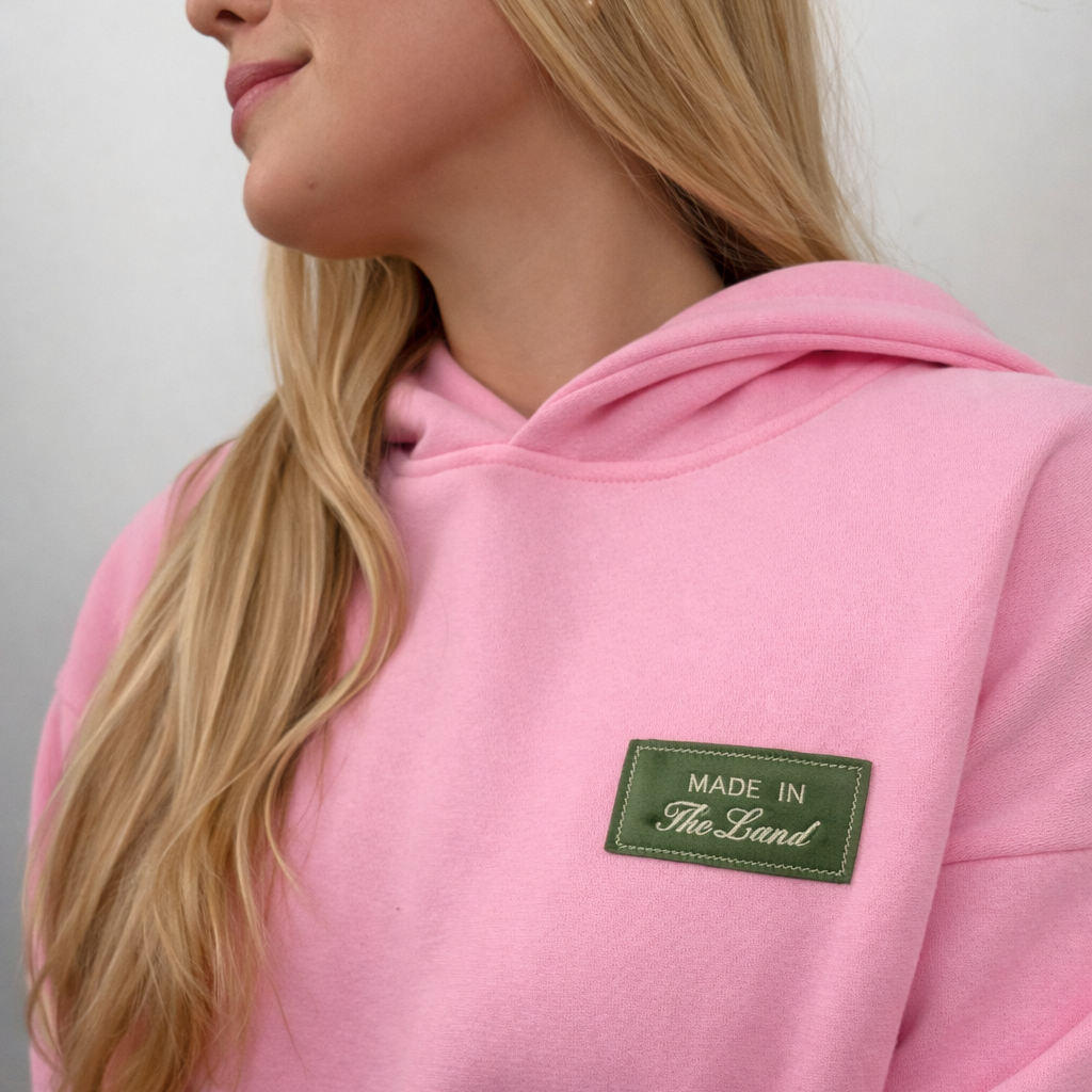Made In The Land Hoodie - Bubblegum Pink
