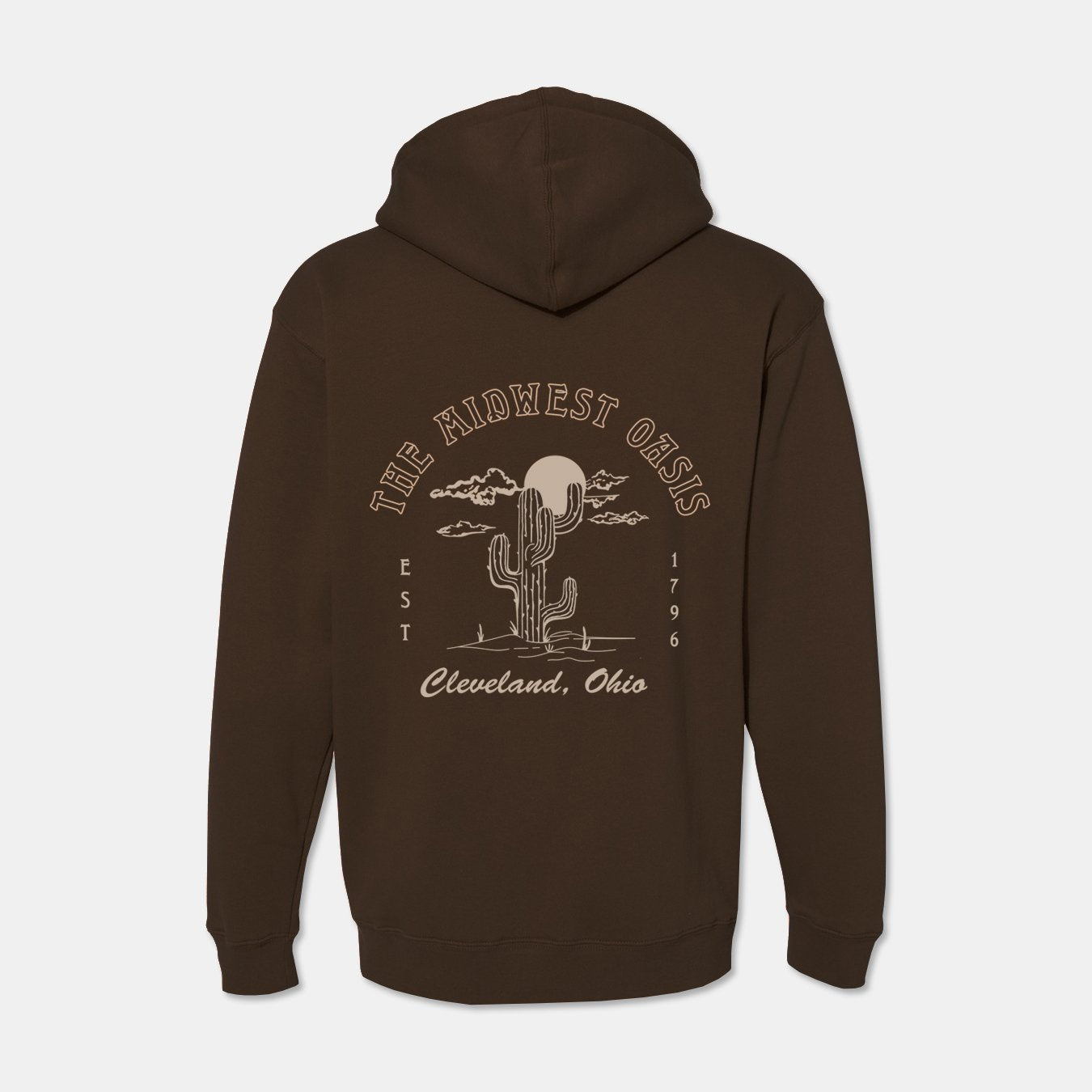 The Midwest Oasis Hoodie - Brown