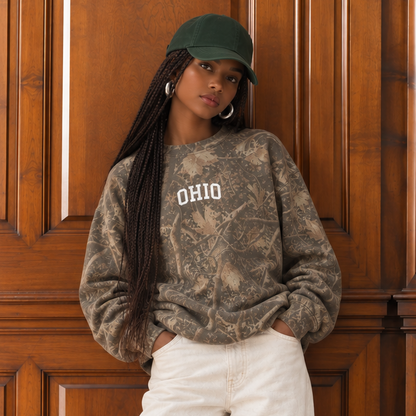 Ohio Tree Camo Sweatshirt - Green