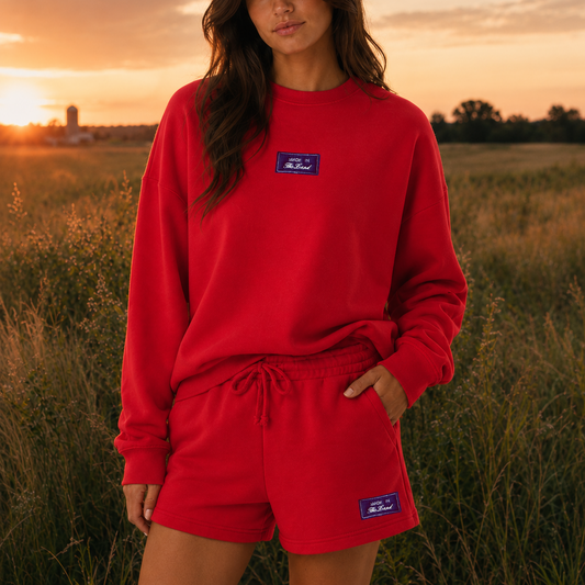 Made In The Land Heritage Crewneck - Classic Red