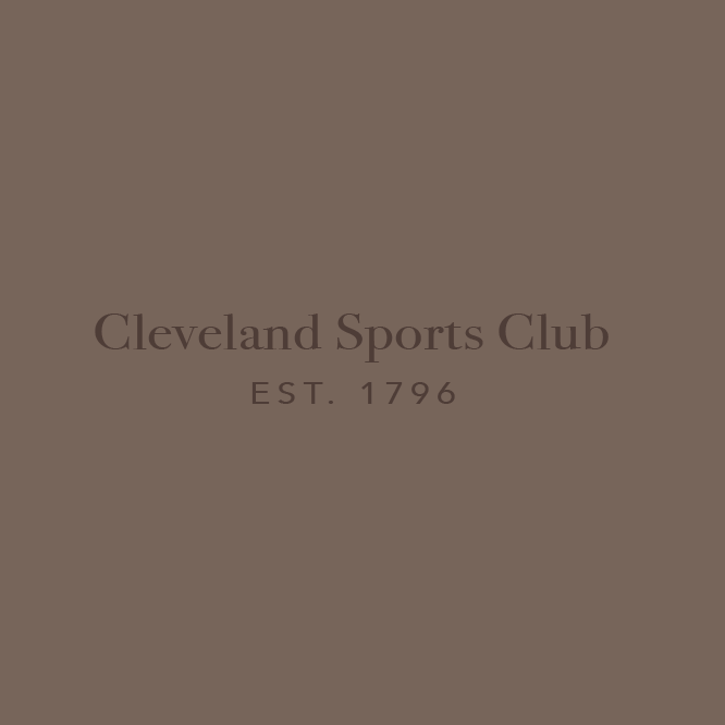 Cleveland Sports Club Embroidered Cropped T-shirt - Brown