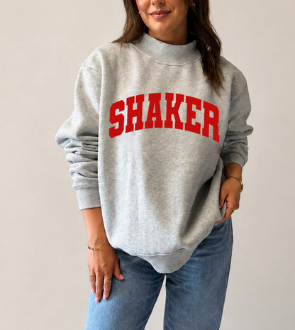 Shaker Mockneck Sweatshirt