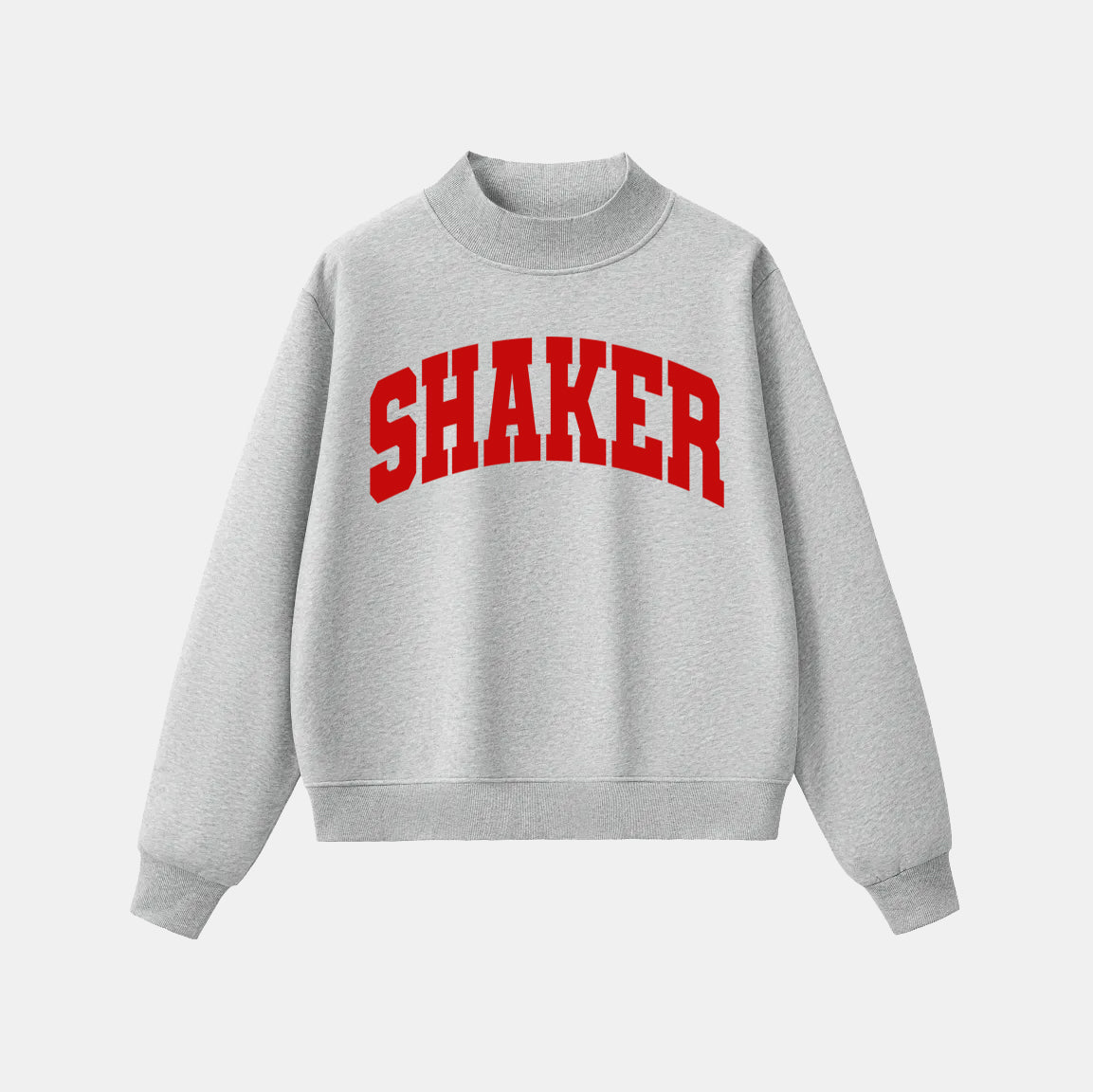 Shaker Mockneck Sweatshirt