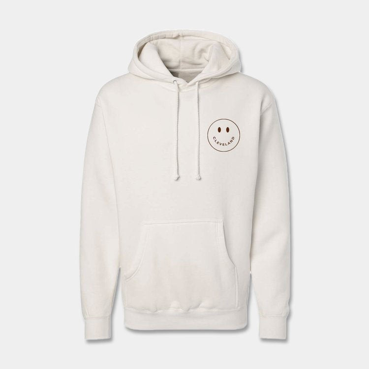 Smile You're In Cleveland Hoodie - Bone