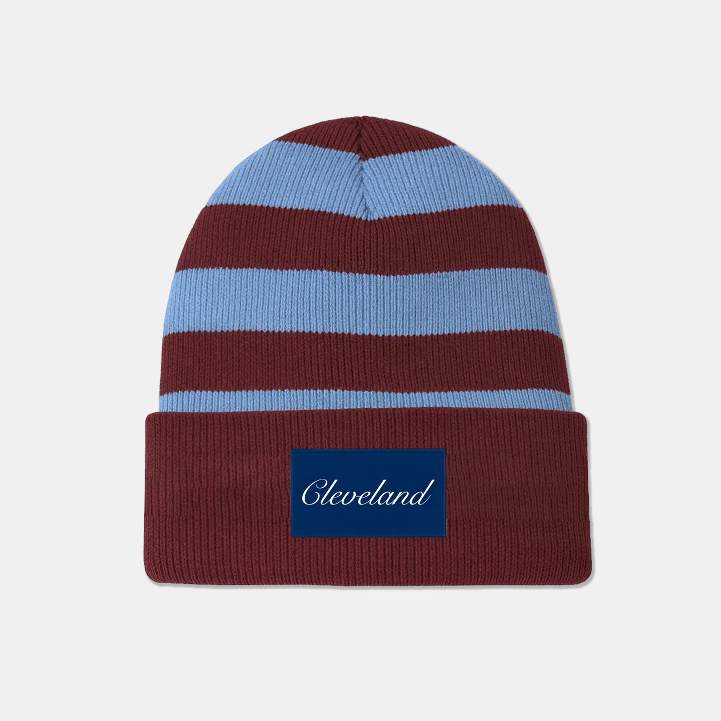 Cleveland Striped Beanie