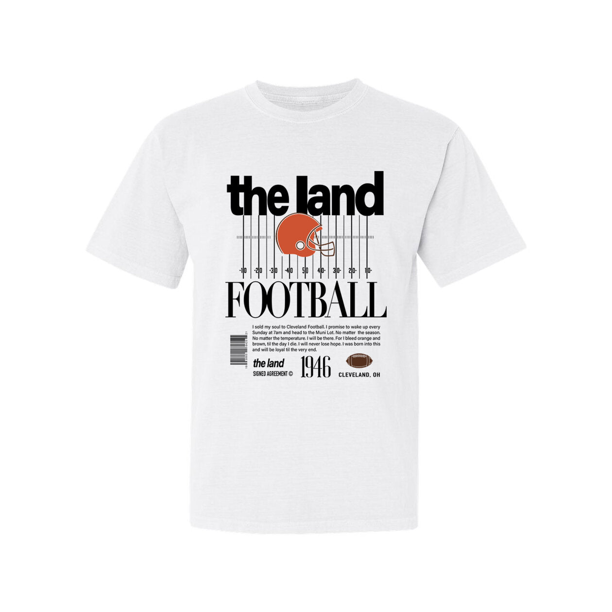 The Land Football Agreement T-shirt