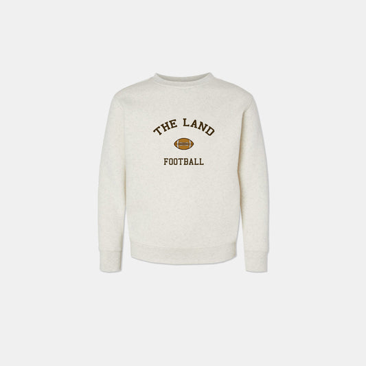 The Land Football Crewneck - Cream (Kids)