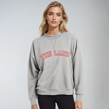 The Land Oversized High Neck Pullover