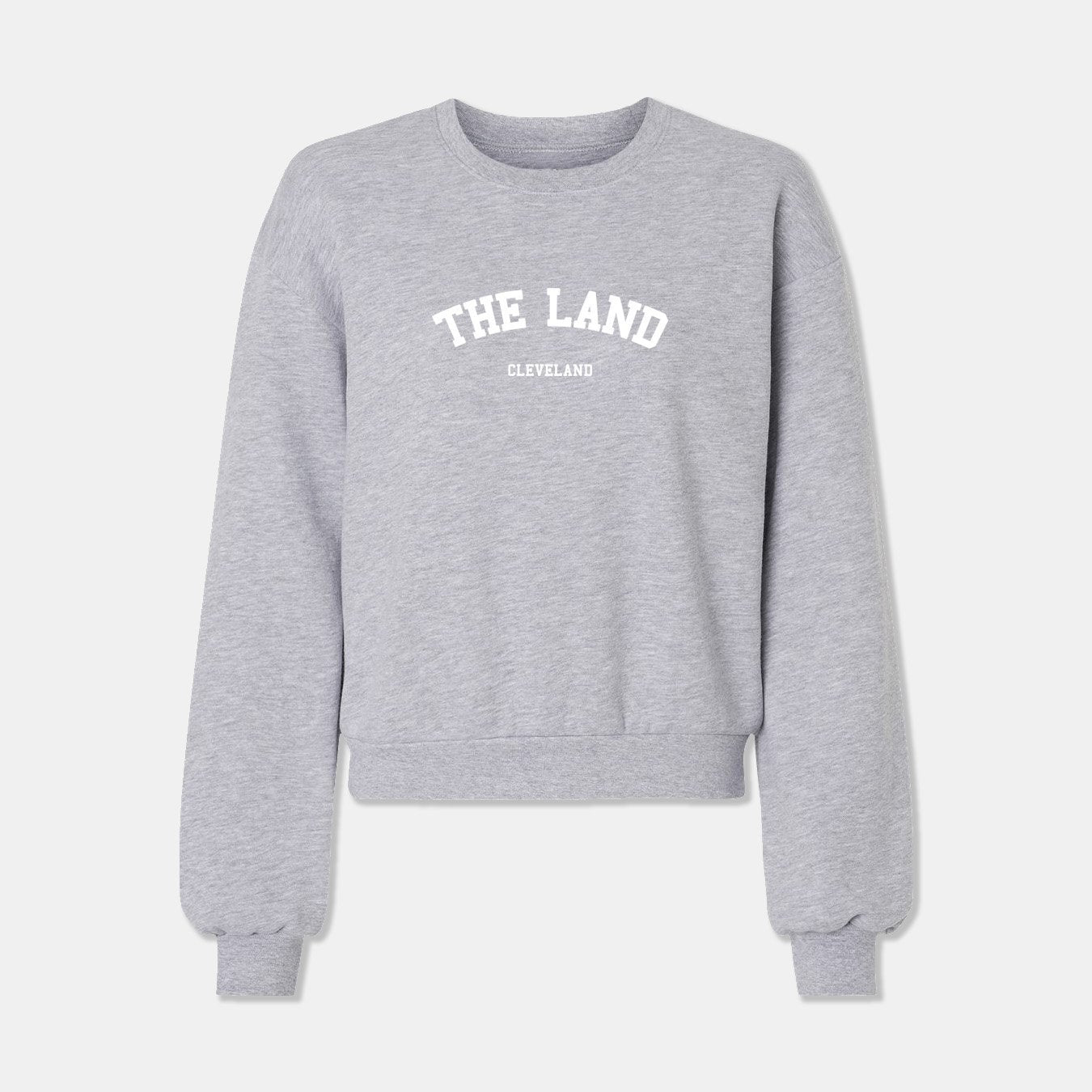 Essential The Land Crewneck - Heather Gray