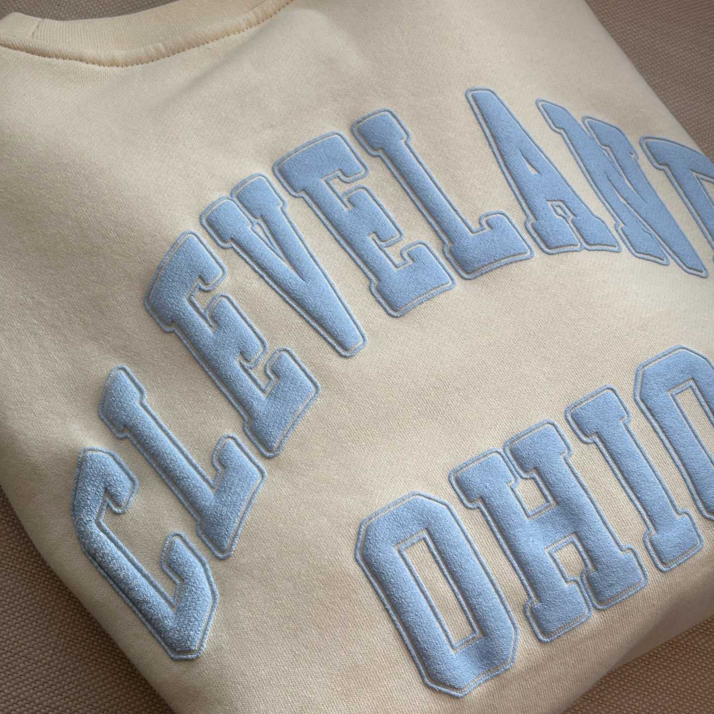 Rooted In Ohio Crewneck - Bone White